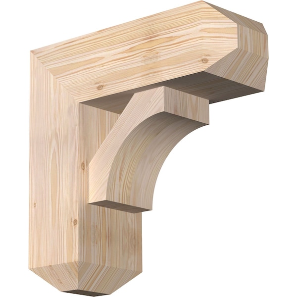Ekena Millwork Westlake Craftsman Smooth Bracket w/ Offset Brace, Douglas Fir, 7 1/2"W x 20"D x 20"H BKT0806X20X20WTL04SDF - main